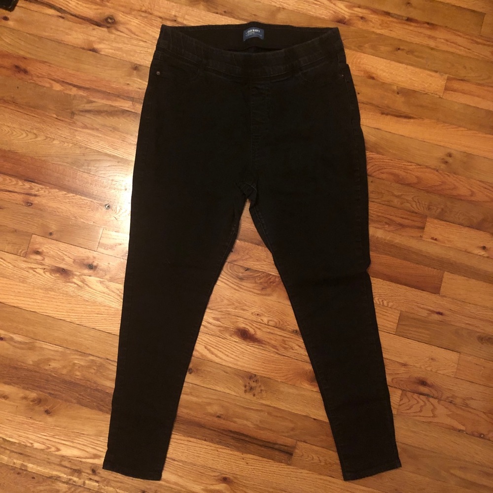 Old Navy Rockstar Black Jeggings